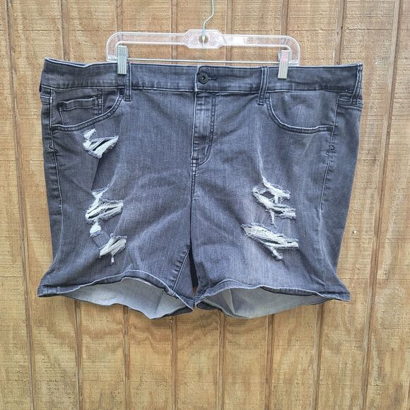Torrid Super Soft Feel The Fit High Rise Shorts Womens Size 24 - Picture 1 of 13